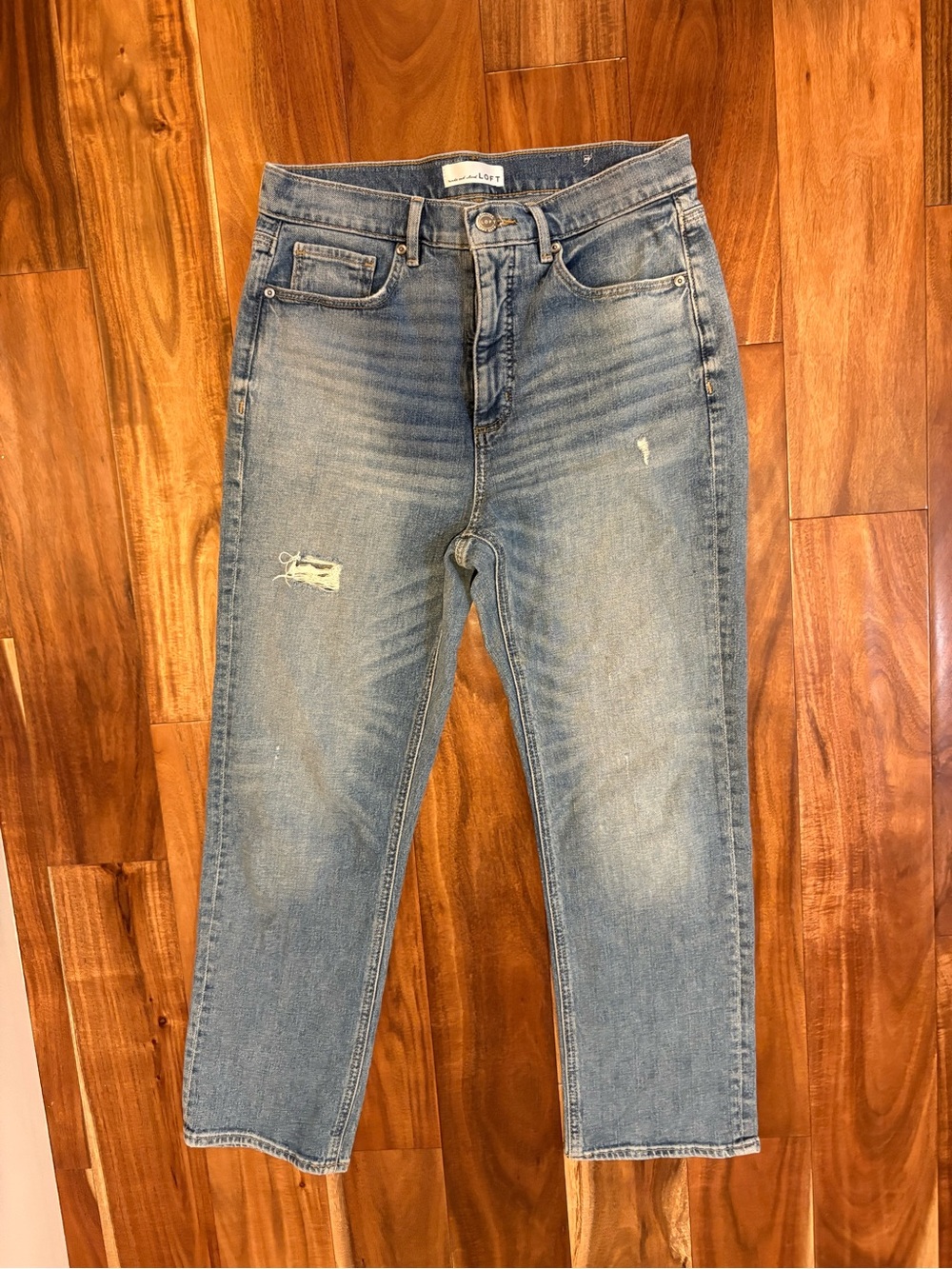LOFT Women’s Light Blue Slim Straight Jeans